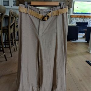 Mango linen pants